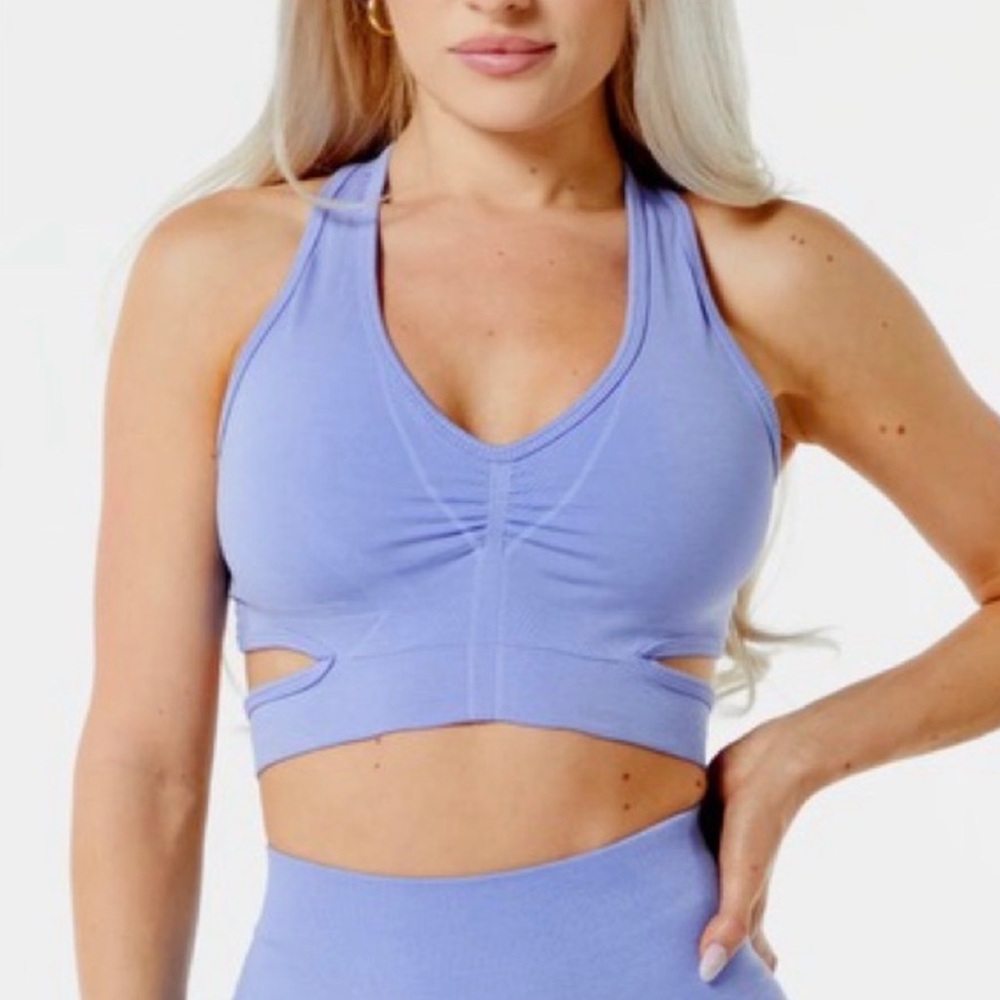 Alphalete Stratus Digital Violet Sports Bra